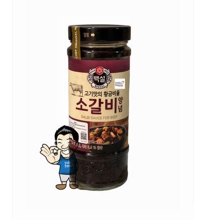 

☉ Beksul Korean BBQ Galbi Sauce Marinade- Saus bumbu BBQ 500 g ✲