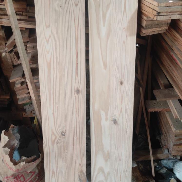 ☎ papan kayu jati belanda 100x20x1,7 sudah di amplas ❈
