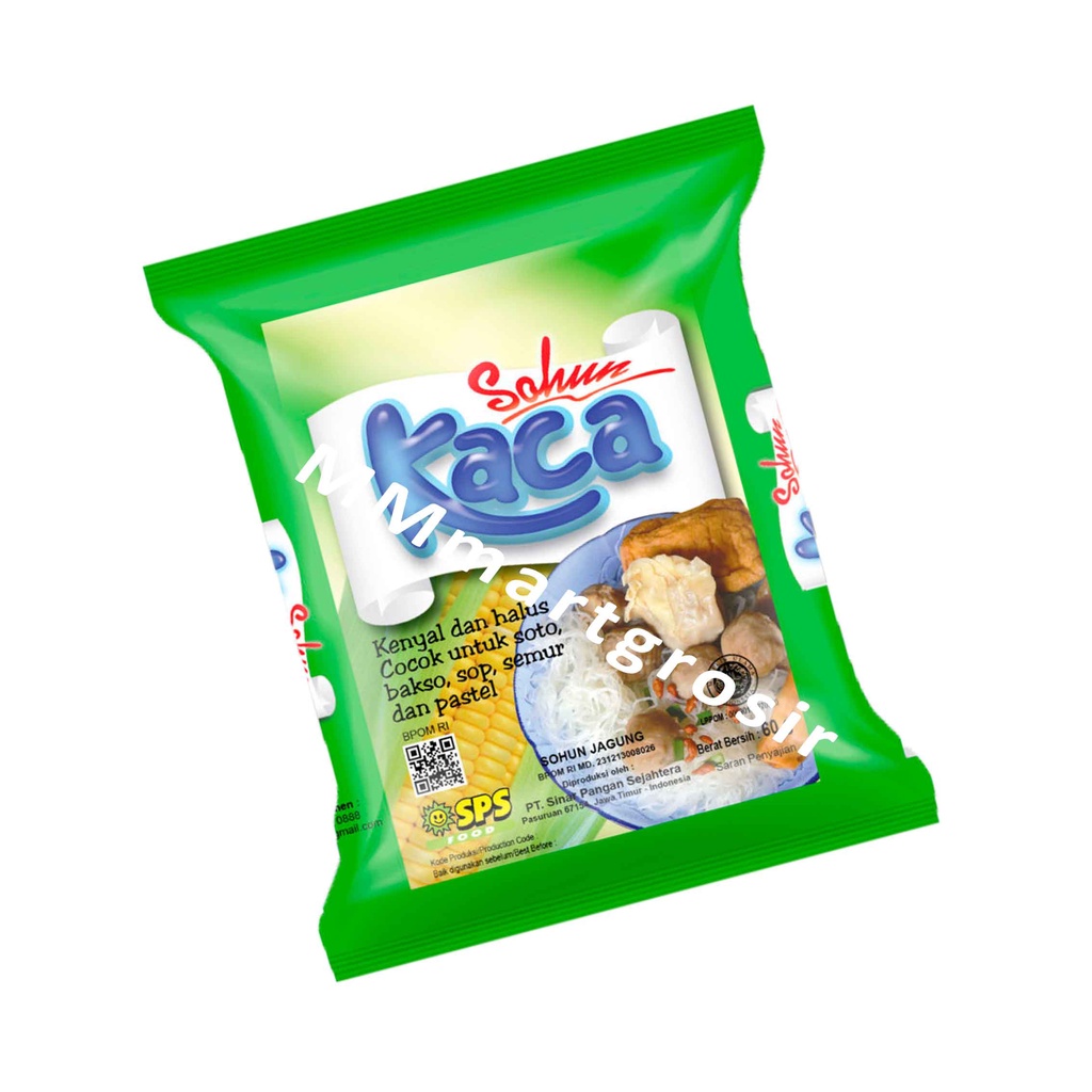 Sohun Kaca/ Sohun Jagung/ Sohun Kenyal &amp; Halus/ 60g