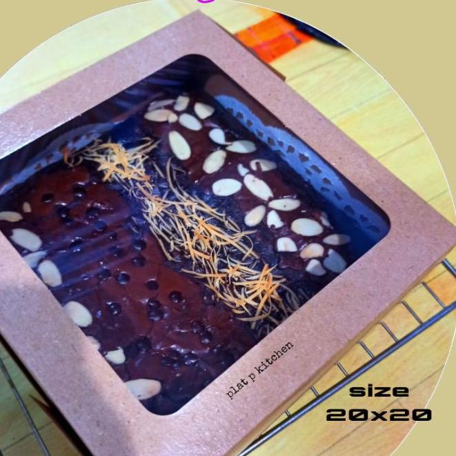 

★ brownies fudgy shinning crust ⅍