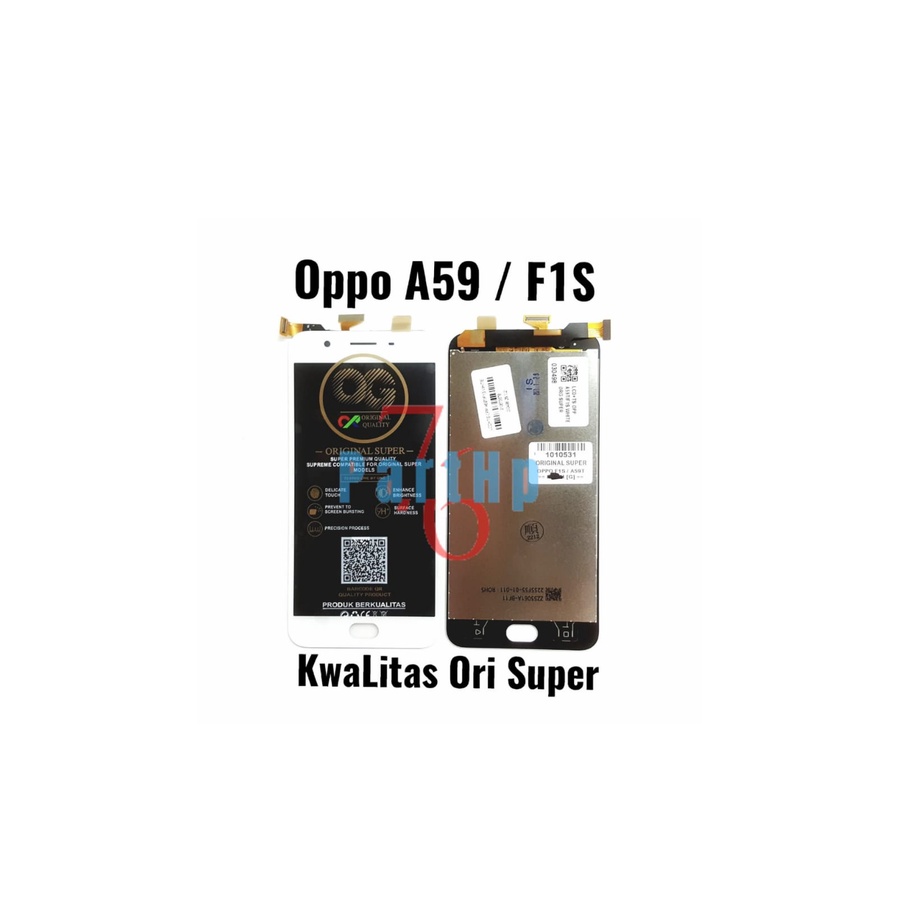 Lcd Touchscreen Fullset Kwalitas Ori Super Oppo A59 - F1S  - Hitam