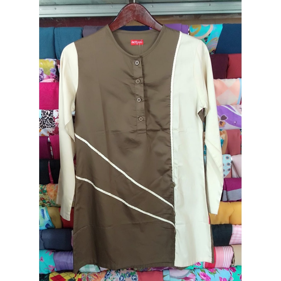 TUNIK ELIF HIJAU ARMY