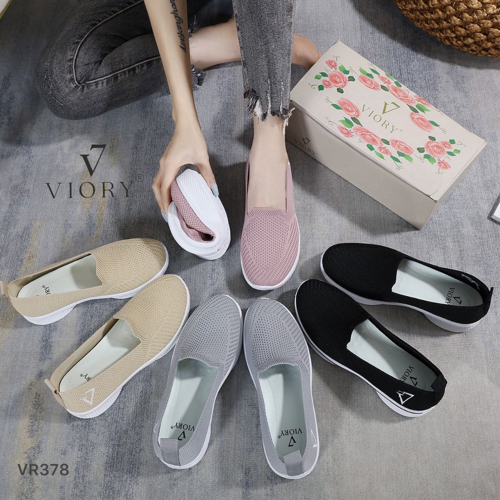 VIORY Sepatu Flat Shoes Wanita #VR378 ORIGINAL