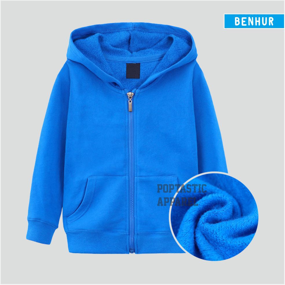 FREE ONGKIR Sweater Hoodie ZIPPER anak Laki-laki perempuan POLOS FLEECE TEBAL