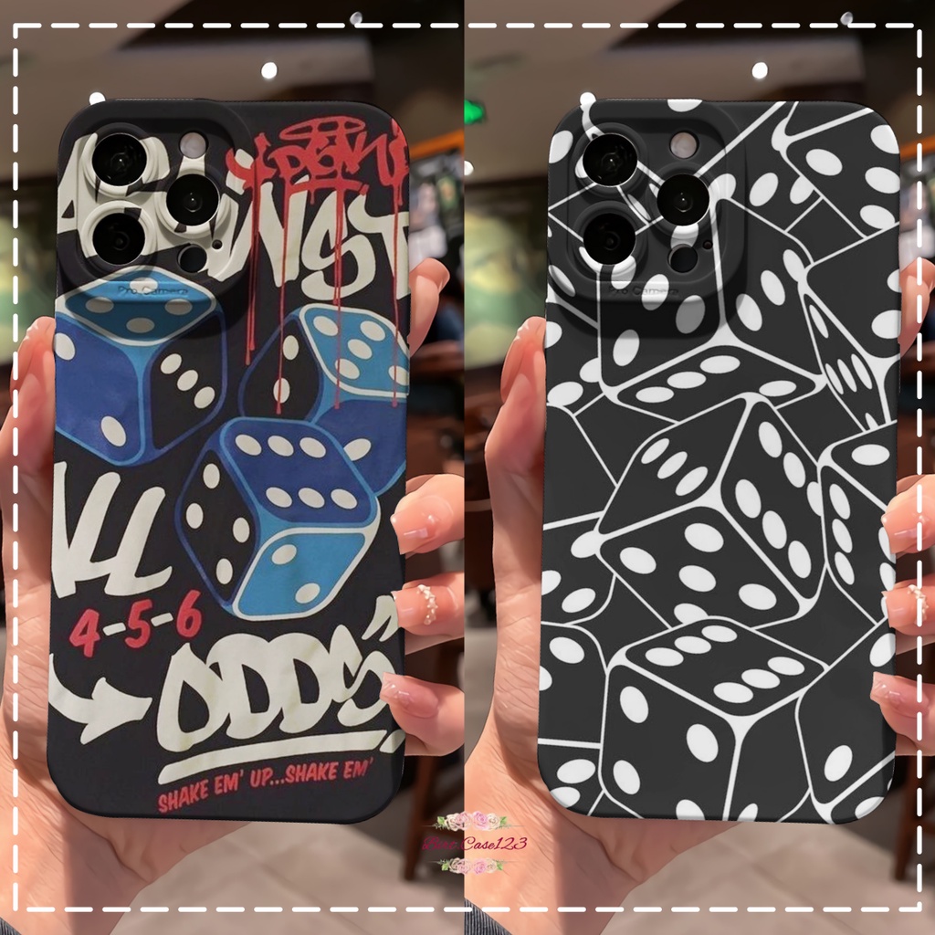 CUSTOM CASE SOFTCASE SILIKON PROCAMERA DADU CUSTOM OPPO A3S A15 A15S A16 A1K A5S A7 A31 A53 A96 F1S A9 A5 2020 A52 A37 BC7161