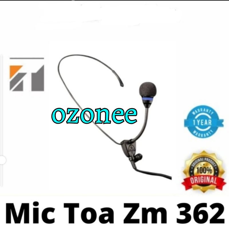 MIC TOA ZM 362 AS ORIGINAL MIC JEPIT BANDO HEADSET TOA ZM 362 AS