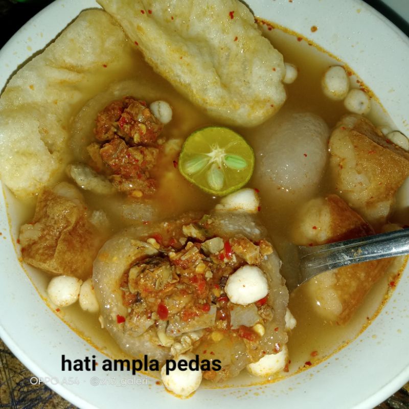 

bakso Aci isi hati ampla