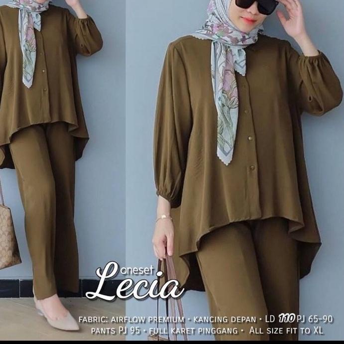 ➽ LECIA SET // SETELAN LECIA CRINKLE AIRFLOW LD 110 // SETELAN POLOS LECIA // SET LECIA // SET CRINK