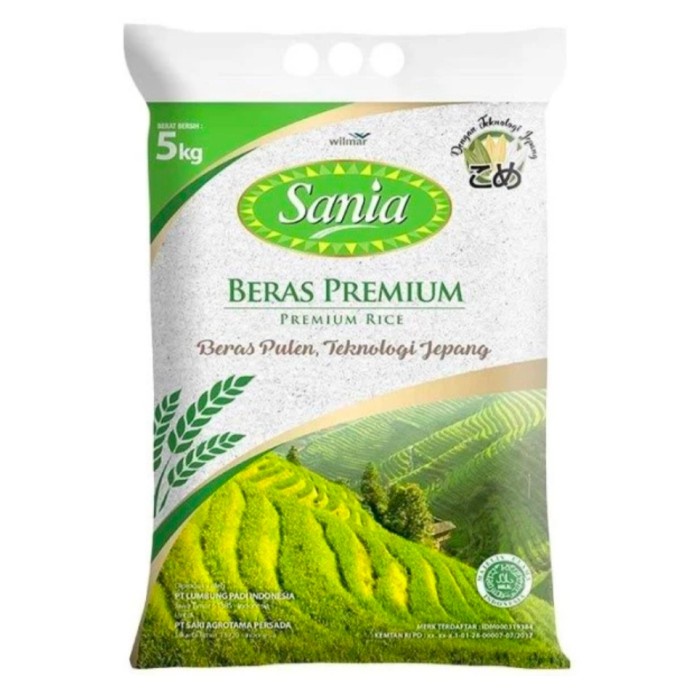 

beras sania 5 kg