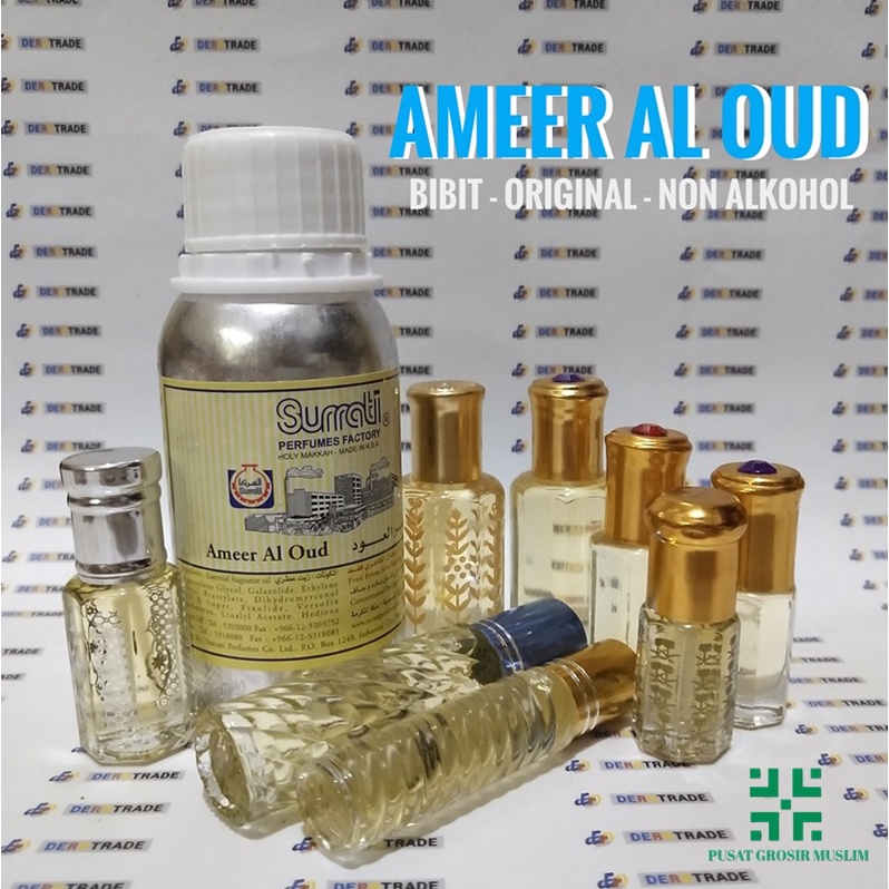 Parfum Ameer Al Oud Amir Al Oud 3ml Original Surrati Parfum Ibadah Parfum Arab Sholat Non Alkohol