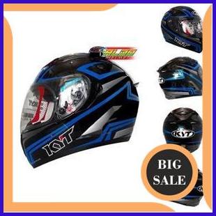sparepart HELM KYT FALCON MOTIF CARBON BLACK BLUE TERLARIS TERBARU 140ZZ3