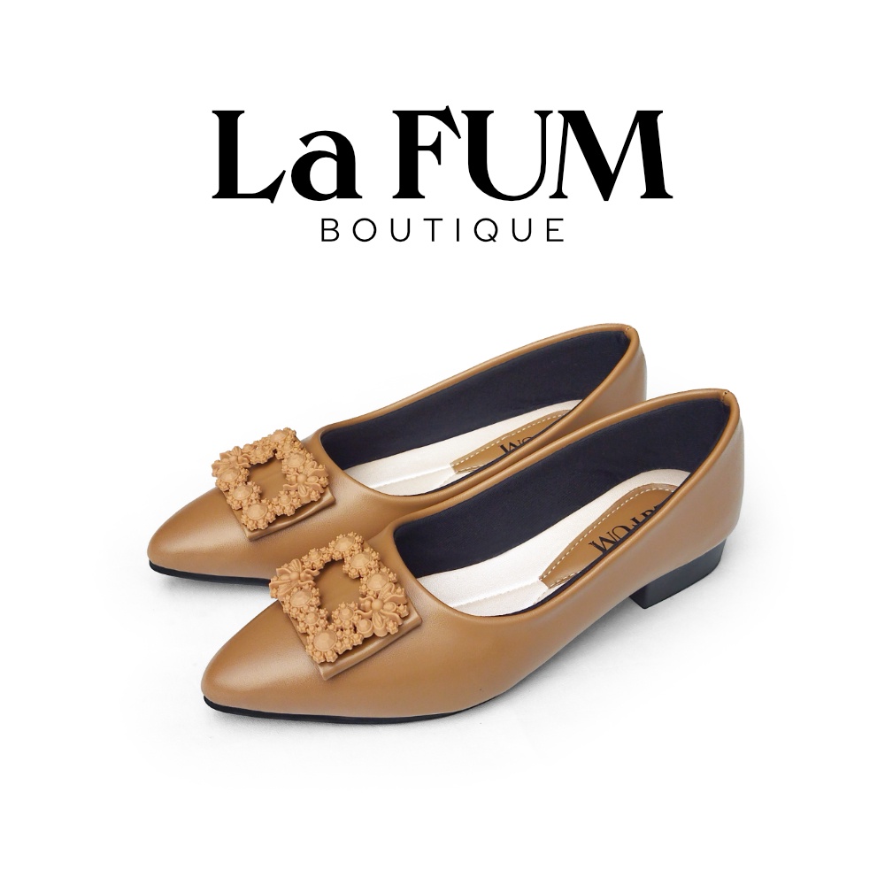 Peony Pantofel Shoes - Sepatu Pansus Hak wanita by La FUM