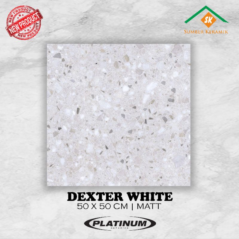 Keramik lantai 50x50 Dexter series / Platinum / kw-1 / Matt