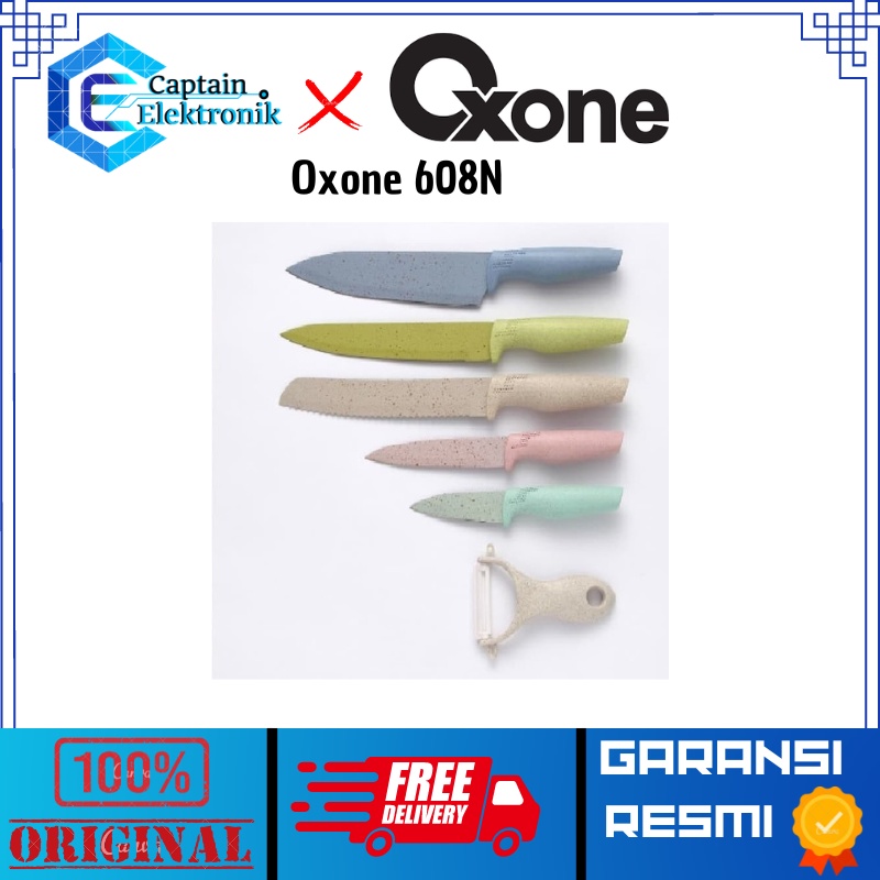 Oxone Marble Coating 6 Pcs Knife Set OX608 OX-608 OX 608