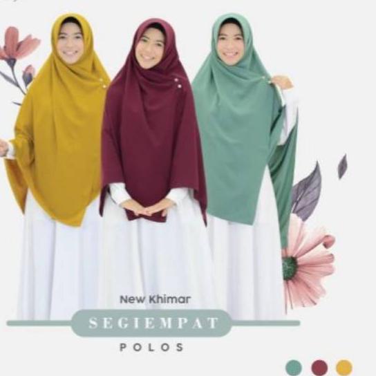 ֍ Segi empat polos [cm] / Kerudung segi empat polos / Hijab Hayuri 100% ♫