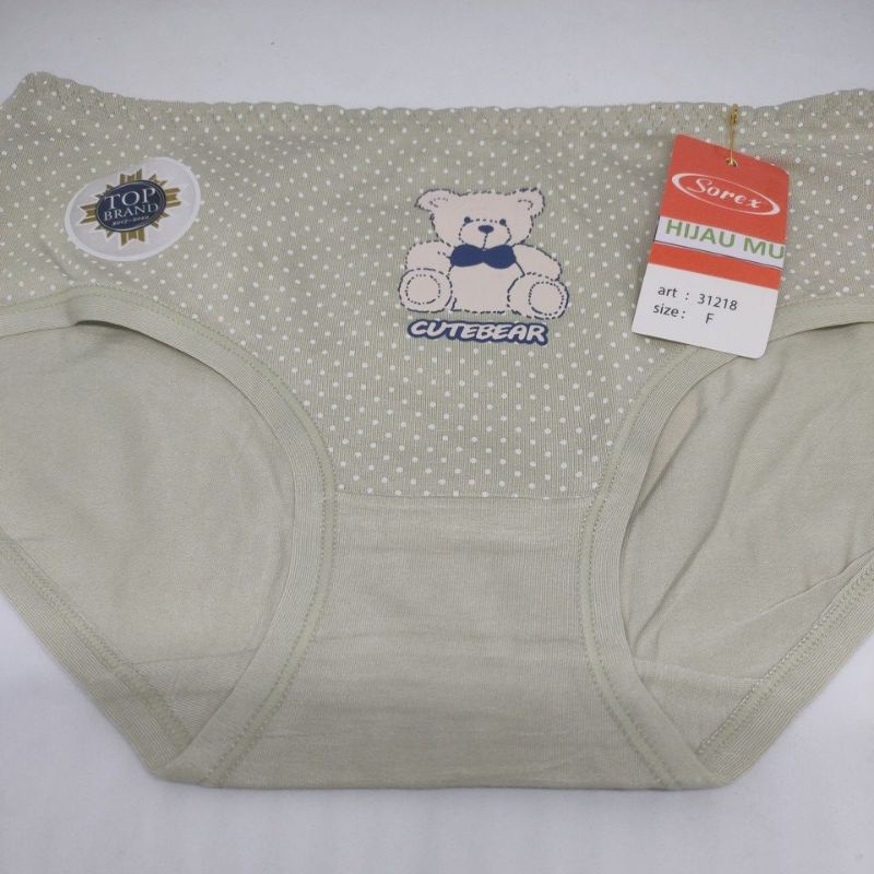 Sorex 31218 cute bear celana dalam wanita Ukuran all size setara M to L