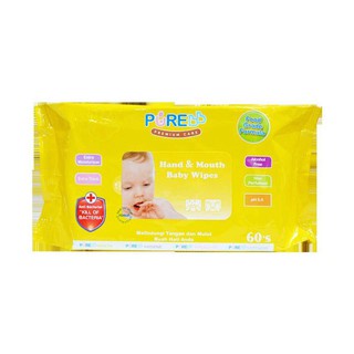 PURE BB PREMIUM CARE HAND &amp; MOUTH BABY WIPES