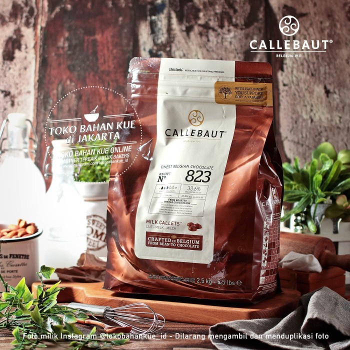 

Callebaut 823 MILK Couverture Chocolate 500gr Cokelat 33,6% Coklat