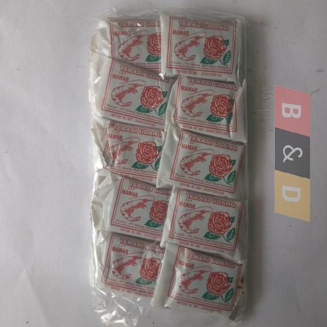 

MAWAR. TERASI UDANG ASLI KHAS LAMPUNG ISI 100 PCS.