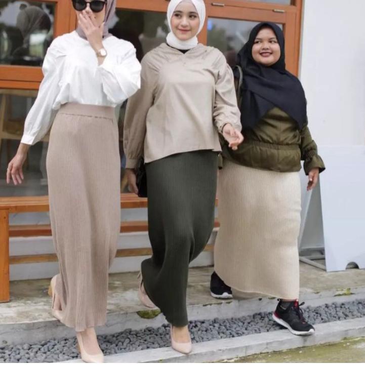 ♝ ROK SPAN RAJUT PANJANG | ROK RAJUT PREMIUM | ROK SPAN RAJUT | ROK SPAN PANJANG ➵