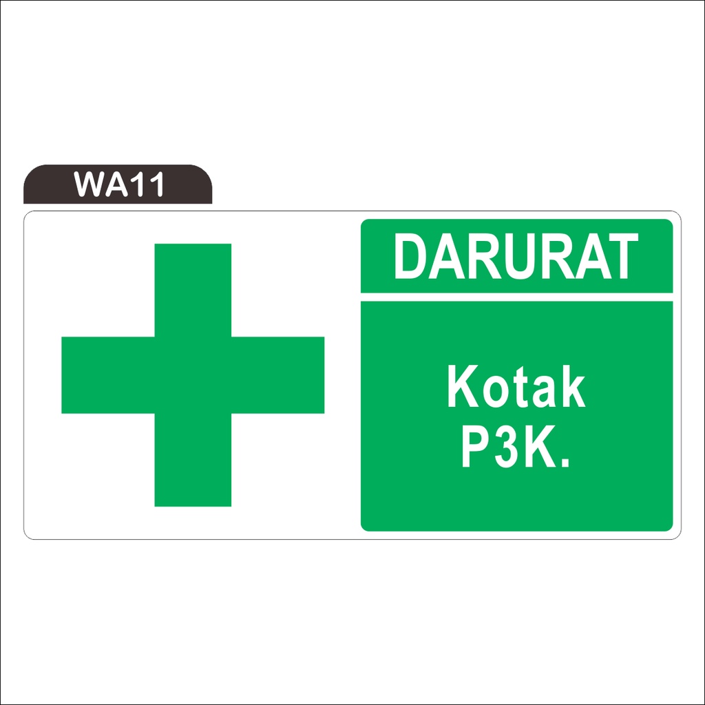 

RAMBU KOTAK P3K (STICKER ONLY)