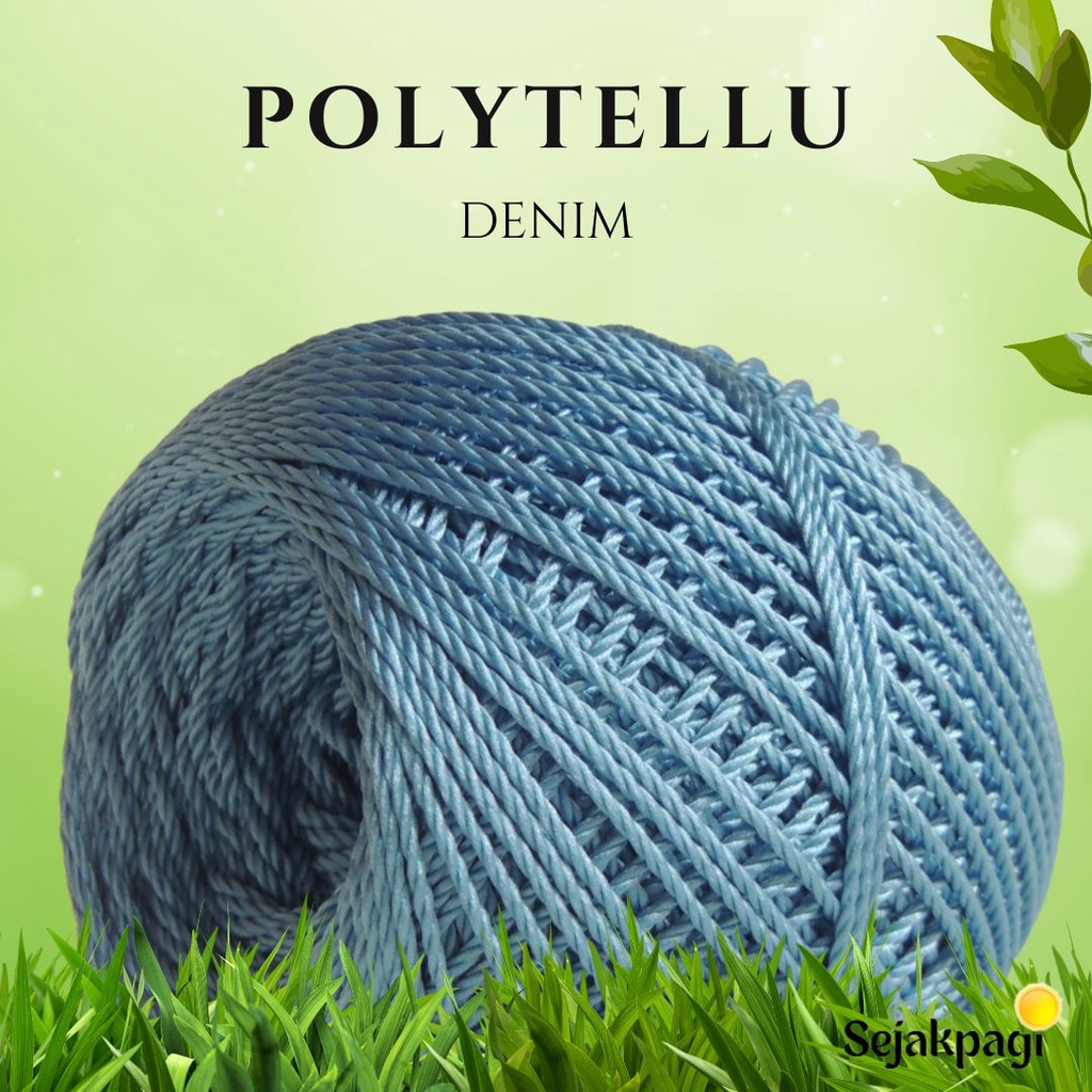 Benang Rajut Polykilap D27 Premium Polyester Polytellu Benang Poli