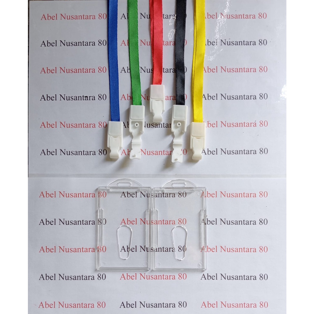 

Paket Tali ID Card Pengait Plastik dengan Casing ID Acrylic