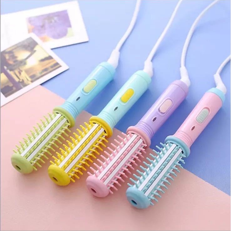 LKC004 Catokan Lurus Keriting Rambut Sisir Mini Peralatan Styling Rambut