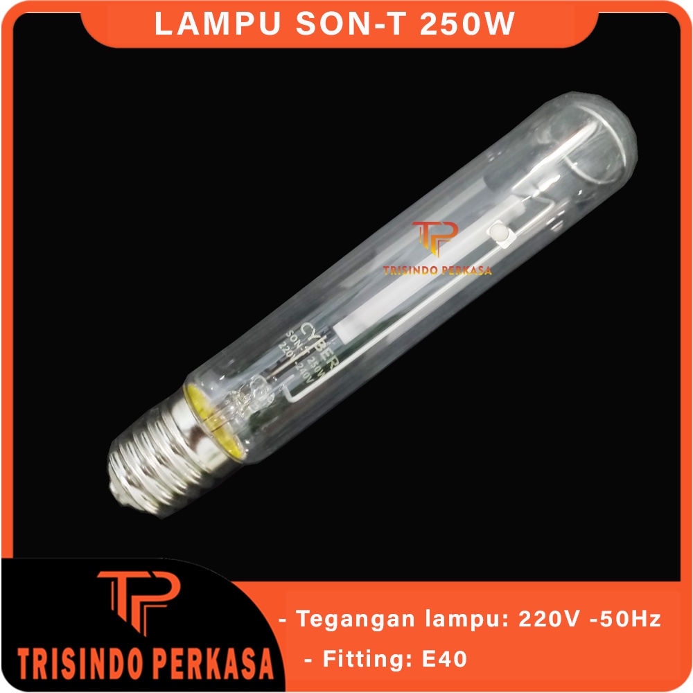 Lampu SONT 250W SON-T SON T 250 Watt E40 SODIUM LAMPU JALAN SOROT KUNING