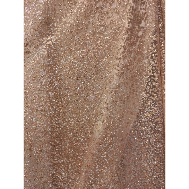 Kain Tile Sugar Candy Gradasi Ombre Cream - Gold