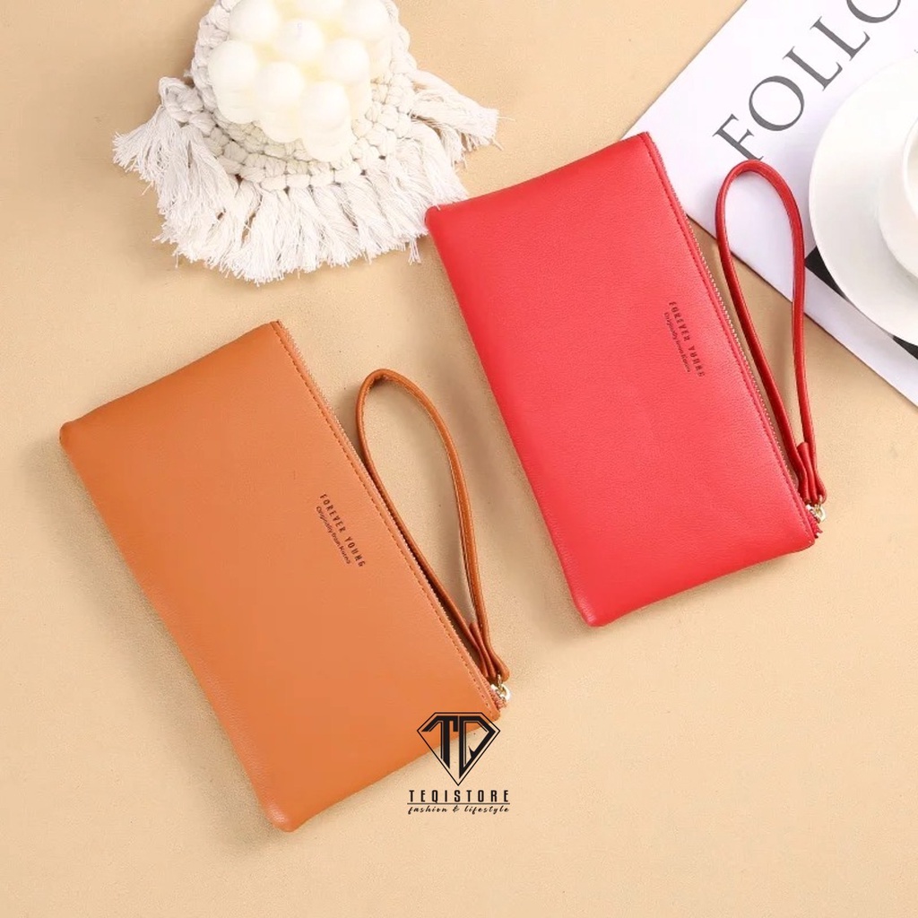Dompet HP Touchscreen Dompet Koin Uang Mini Dompet Wanita Dompet Kulit Mewah Berkualitas