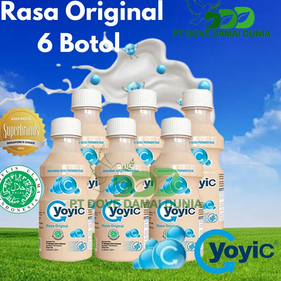 

New Deal 6 Botol Yoyic Minuman Susu Fermentasi 130mL Original