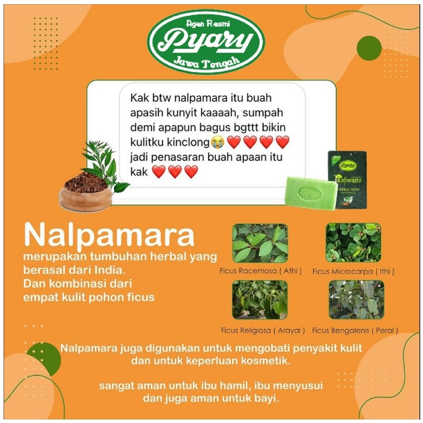 Sabun PYARY NALPAMARA HERBAL SOAP ORIGINAL Dubai | Nasamat | Sabun Kecantikan