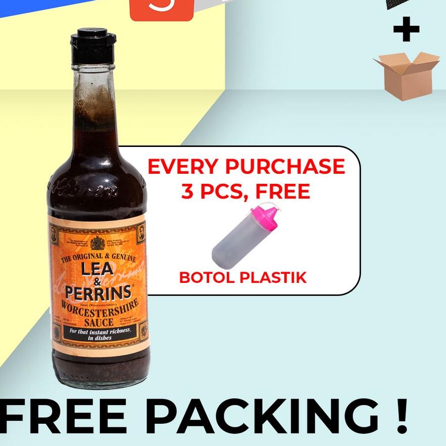 

♀ Lea & Perrins Sauce English 284ml / Saus Kecap Inggris Worcestershire / PROMO BUNDLING / PROMO MURAH / PROMO LEA PERRINS ✩