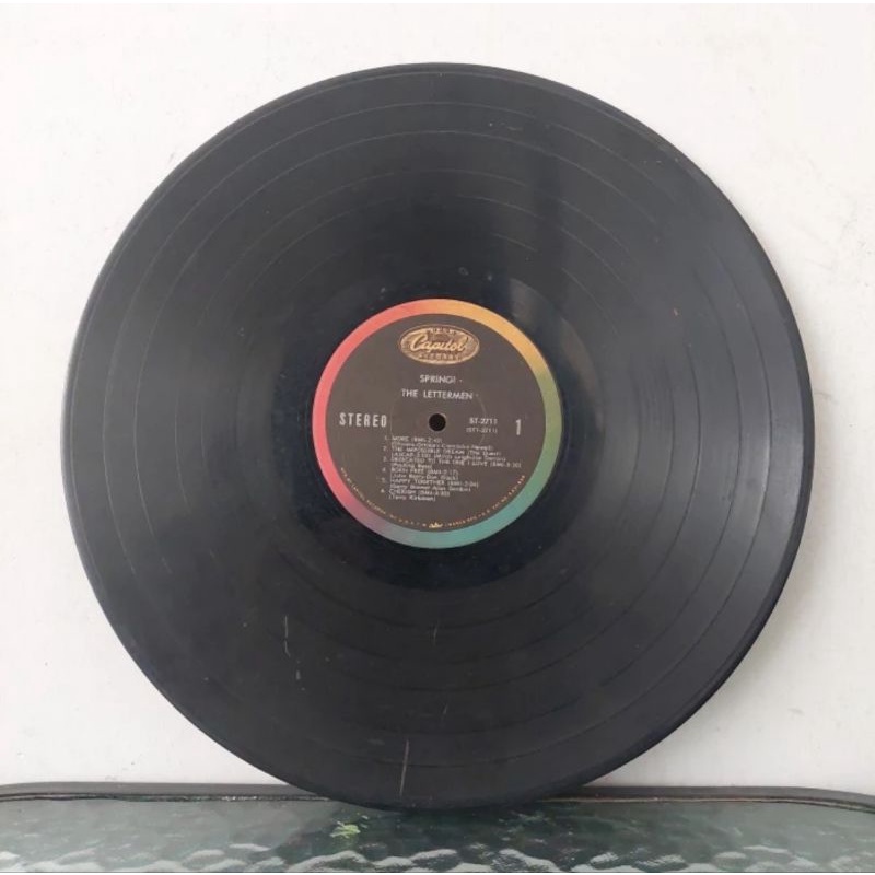 Vinyl Piringan Hitam 12 inch The Lettermen-Spring