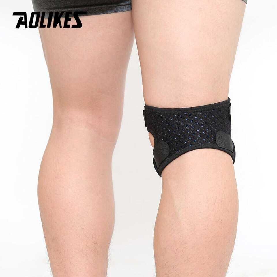 Pelindung Lutut Kneepad Support Power Brace Peralatan Olahraga Material Nilon Multifungsi Pemulihan Cidera