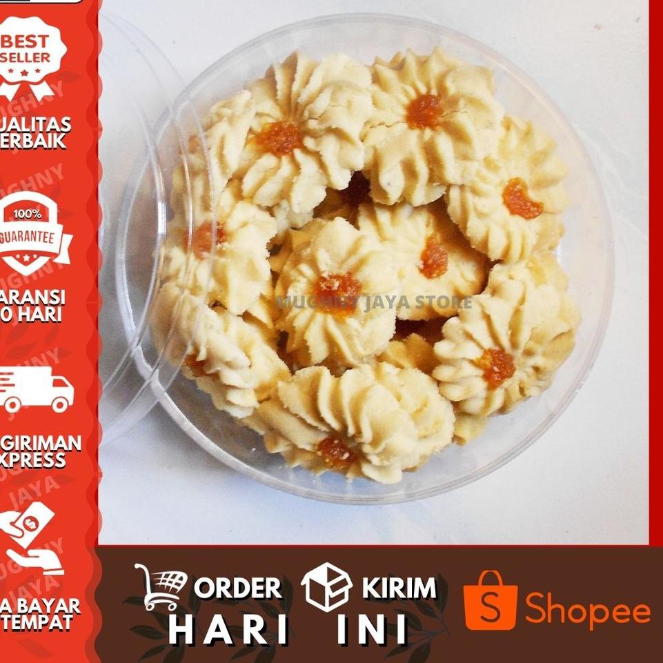 

Come PROMO DISCOUNT !!! COD !!! Kue kering semprit Isi 250 gram (1/4 Kg Per Toples) cemilan keluarga