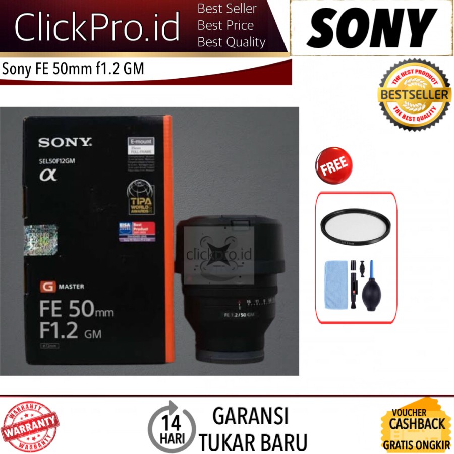 Sony FE 50mm f/1.2 GM Lens