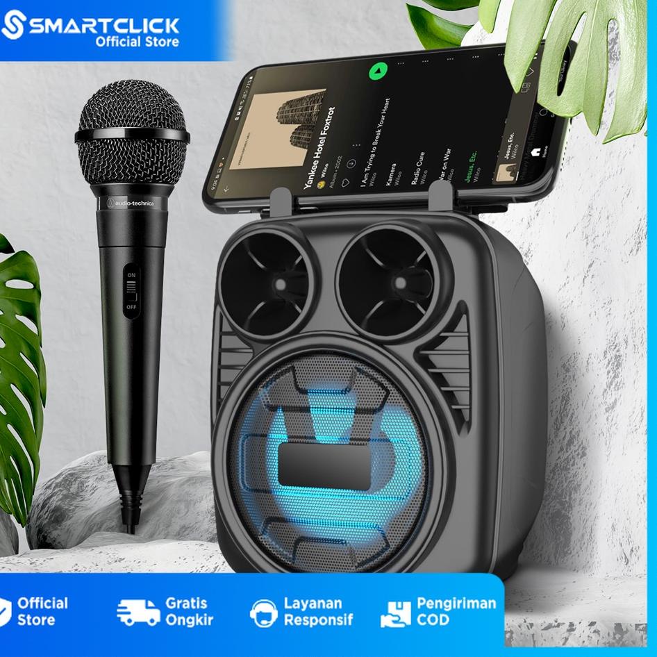 ✵ Speaker Portable Bluetooth LED 3 Inches Mobile Phone With Mic ○