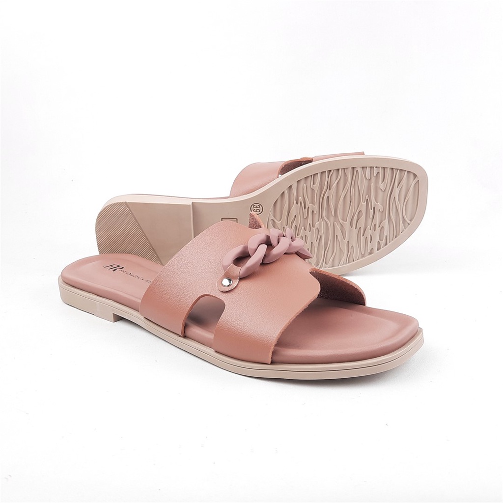 Sandal slop Flat wanita Fransica &amp; renaldy L.reyna.03/02 36-40