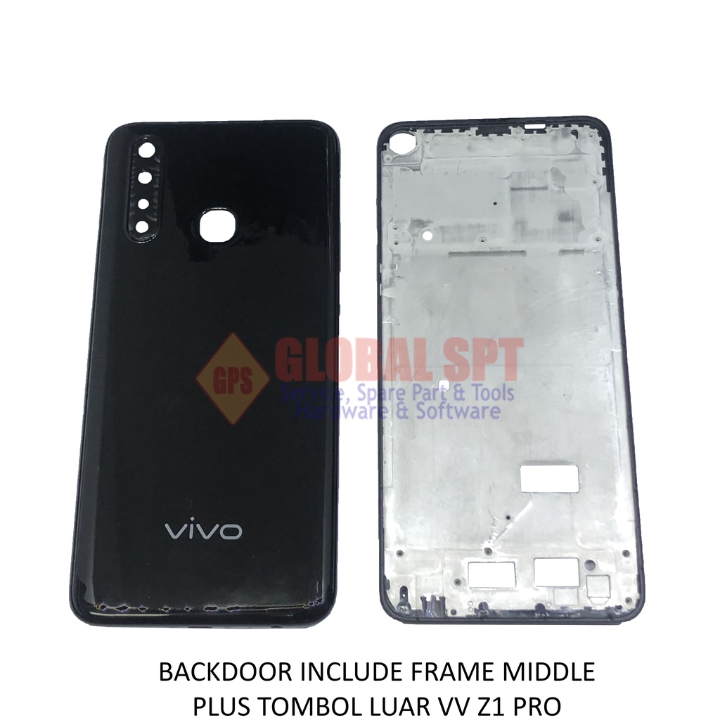 BACKDOOR VIVO Z1 PRO INCLUDE FRAME MIDDLE / BACK COVER / TUTUP BELAKANG