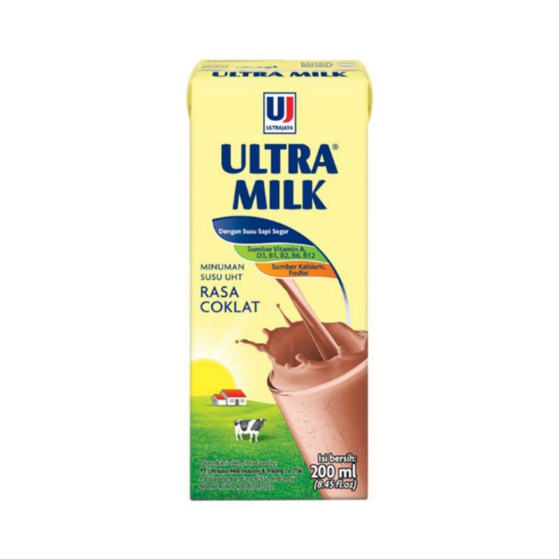 

ULTRA MILK Susu UHT Coklat 200 ml