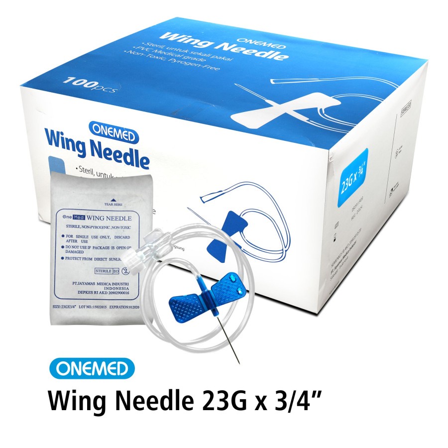 Wing Nedle 23G 25G 27G OneMed 23 25 27 One Med