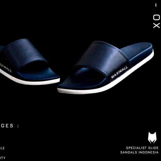 ♣ Sandal Pria Maximall MAX-OX Dark Navy ➤