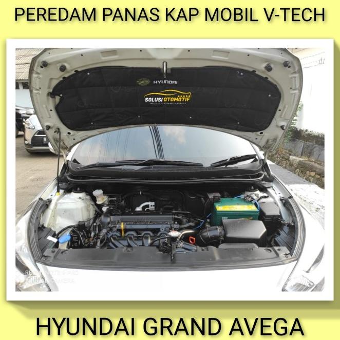 Hyundai Grand Avega Peredam Panas Kap Mesin Aksesoris Mobil Vtech Ori