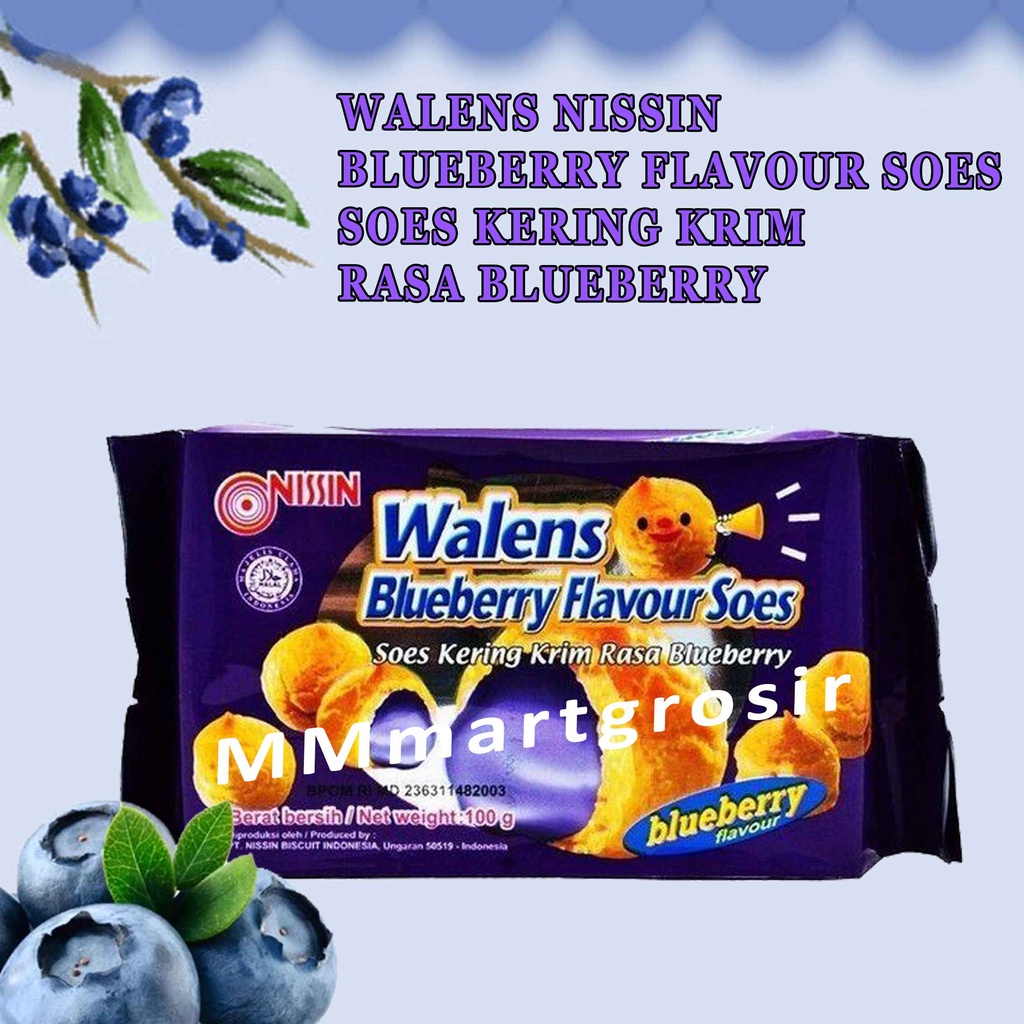 NISSIN WALENS BLUEBERRY FLAVOUR SOES 100g