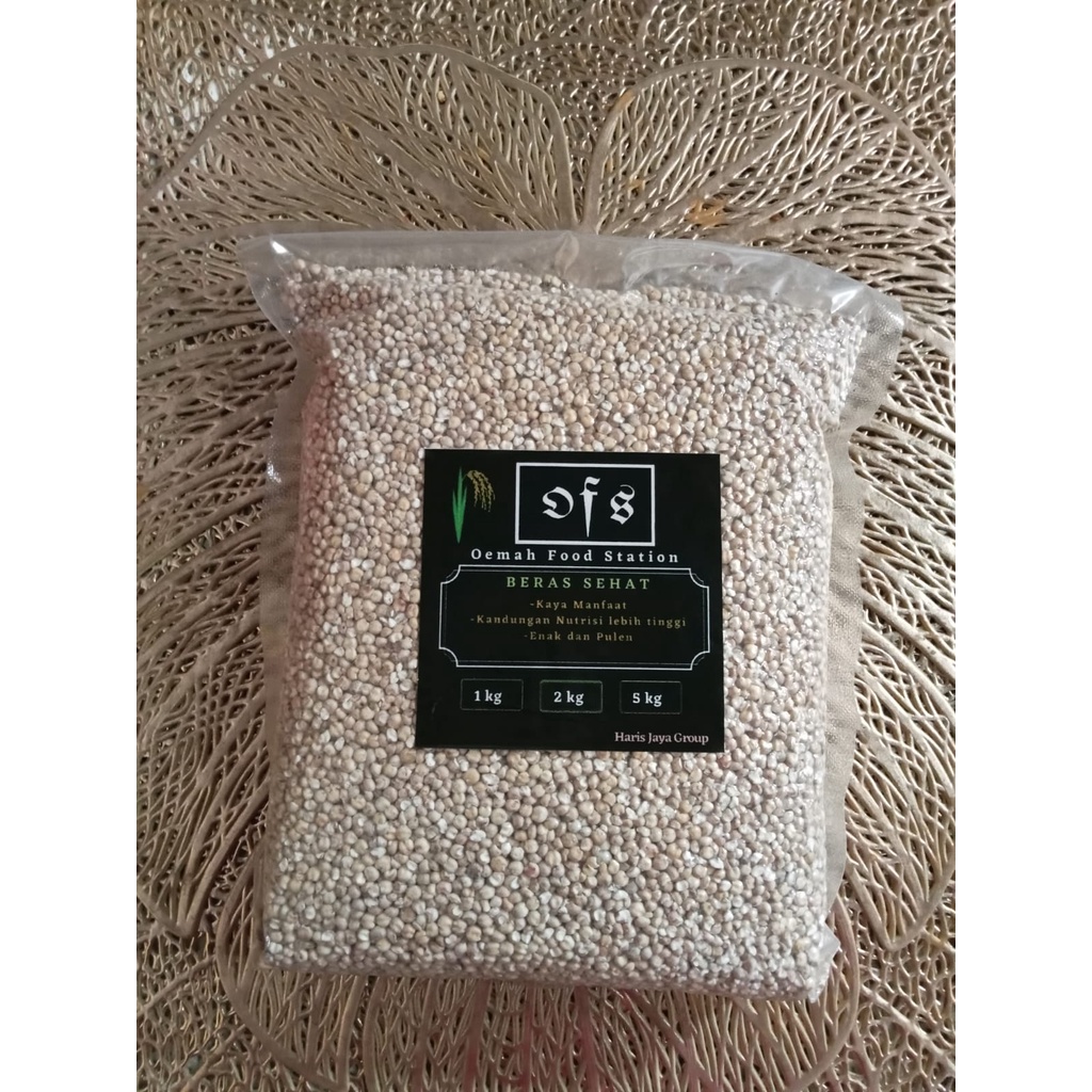 

Beras Sorgom putih /canthel kupas Organik 500 gr
