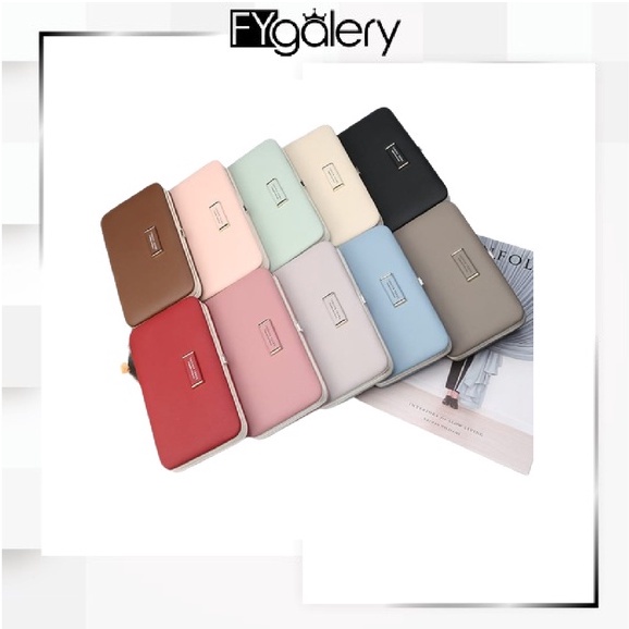 FYGALERY N2366 Dompet Panjang Wanita Forever Young Korea Style Woman Wallet Purse Kartu Polos Murah