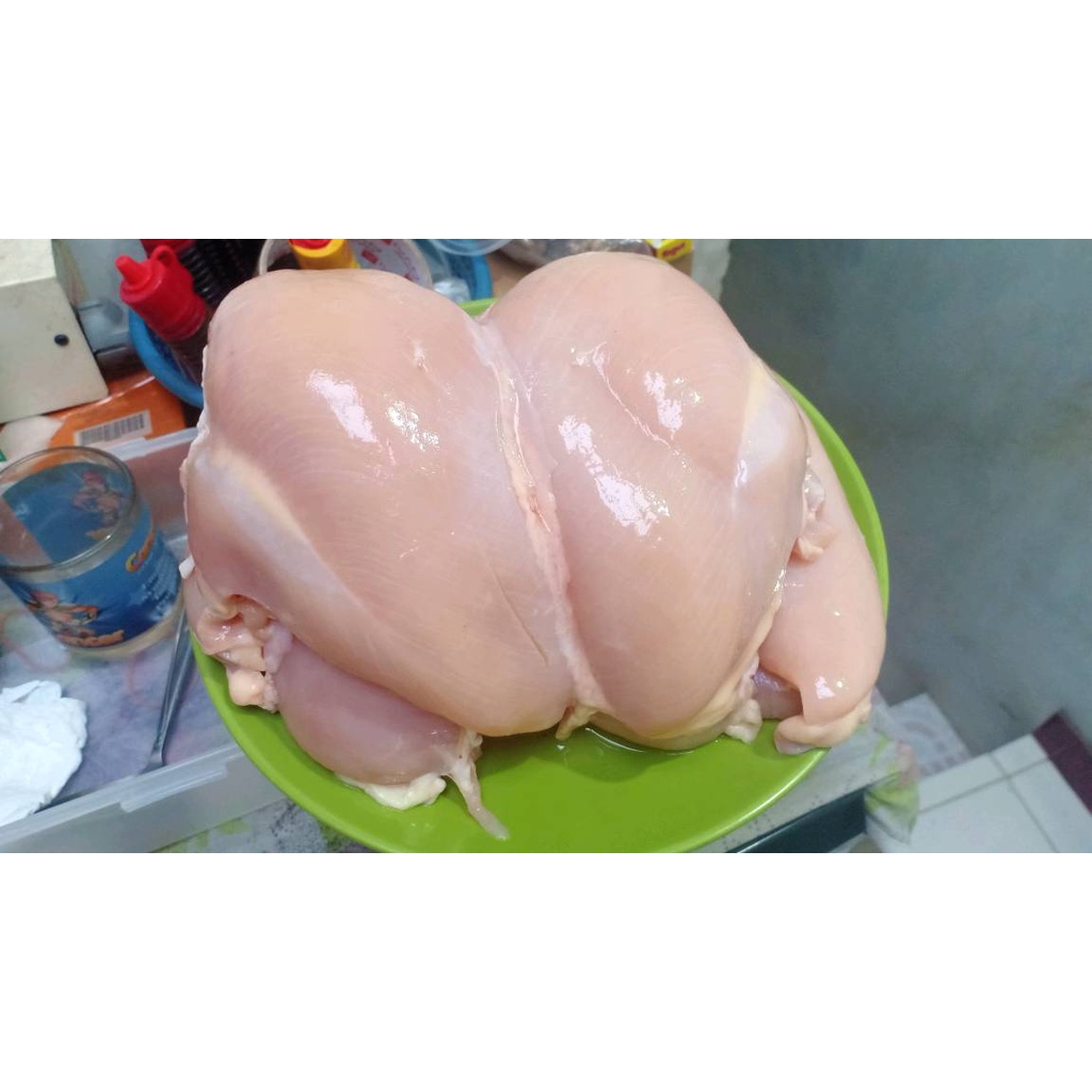 

Korzaln Dada Fillet Ayam - Halal Daging Tanpa Tulang Kulit Segar Frozen Boneless Filet Fresh Beku