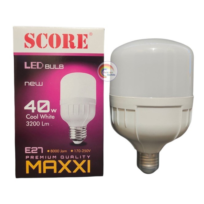 Paket 3 Pcs SCORE Maxxi Lampu LED Capsule 40 Watt